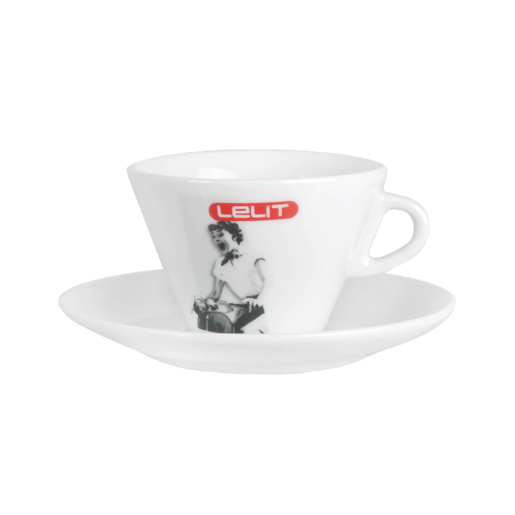 LELIT- Milchkaffee Tasse inkl. Untertasse (6er Set)