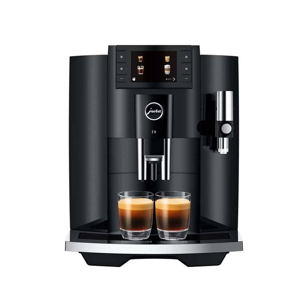 Jura E8 Piano Black Frontansicht