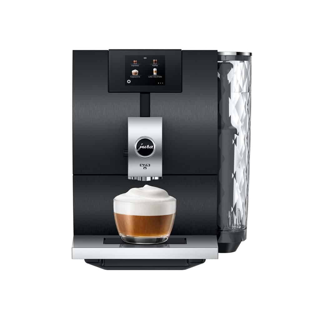 Jura ENA8 Dark Inox Frontansicht