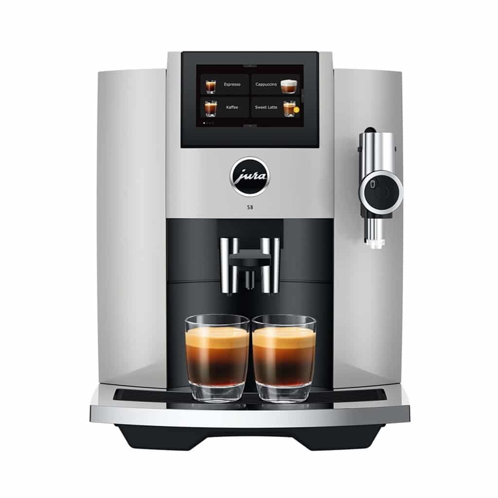 Jura S8 platin Frontansicht