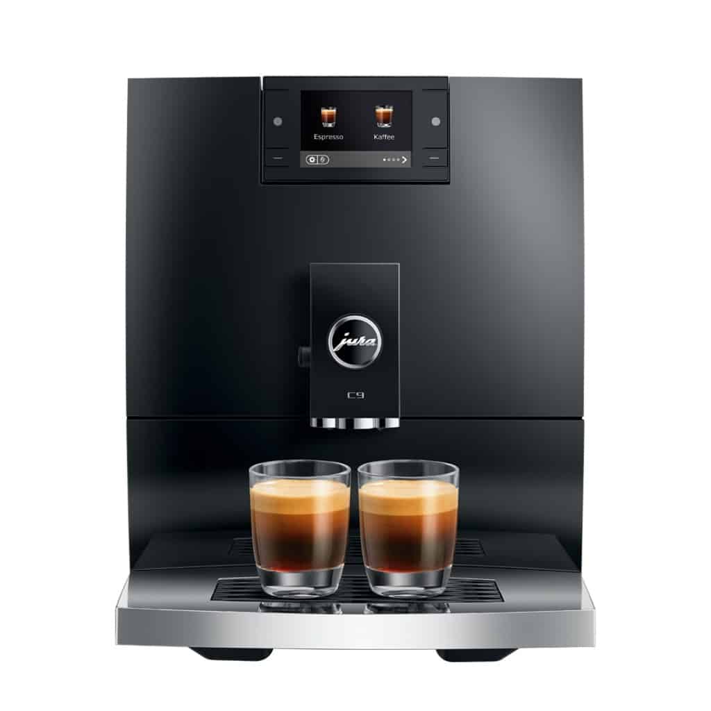 Jura C9 Piano Black Fronansicht