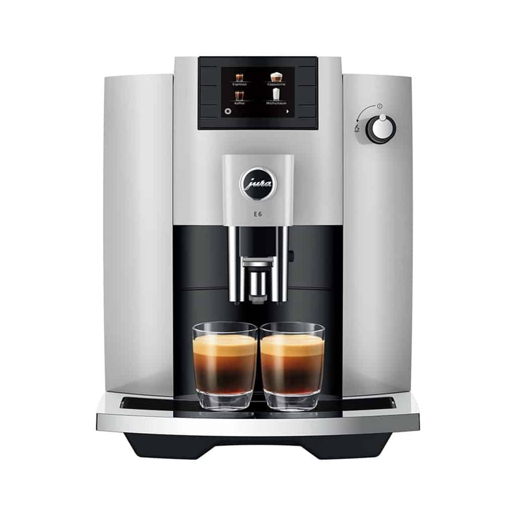 Jura E6 Platin Fronansicht